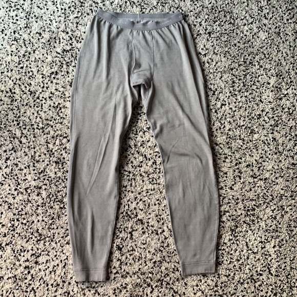 Patagonia Men’s Grey Thermal Layer Outdoor Hiking Camping Pants Size Large - Picture 2 of 13